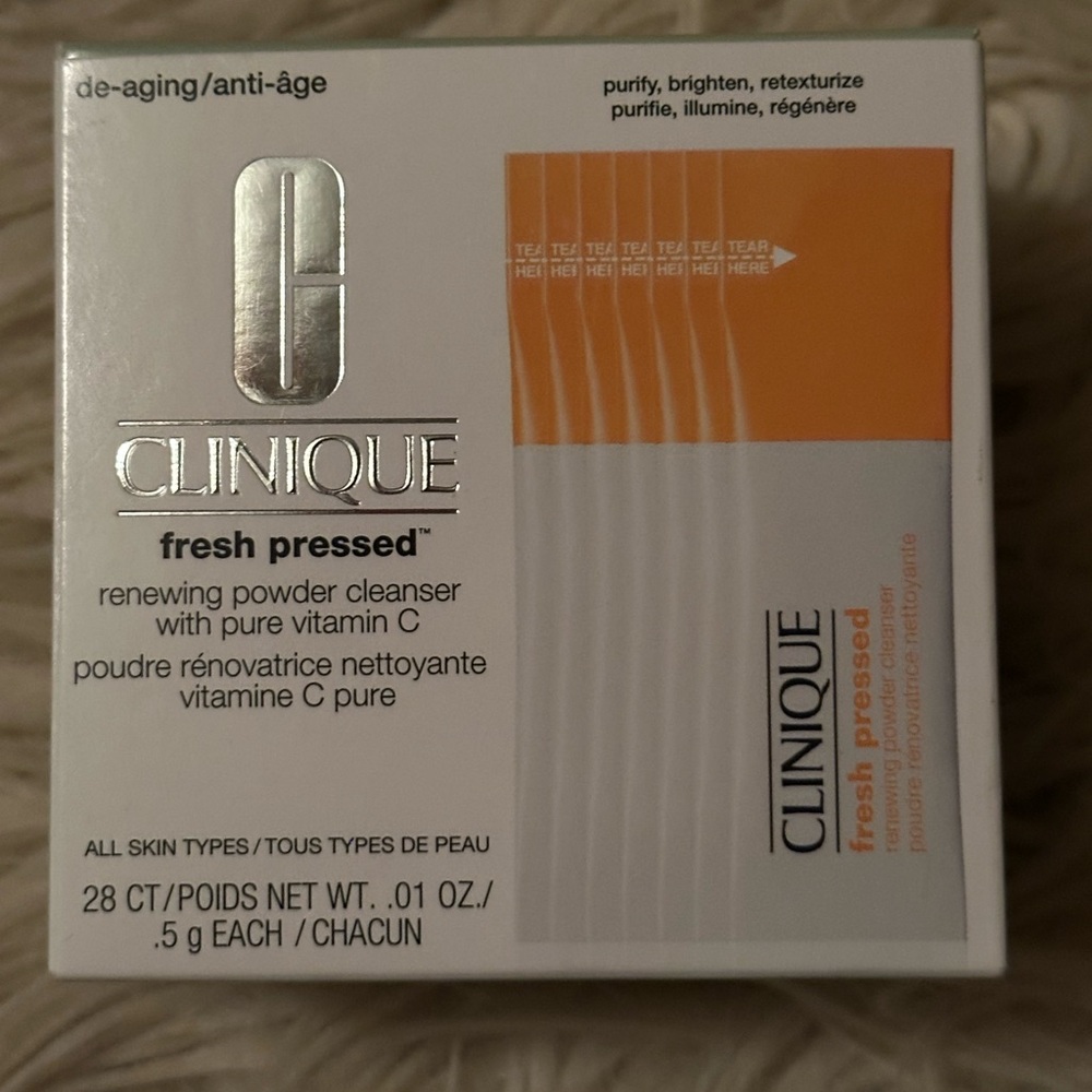 Clinique Fresh Pressed Renewing Powder Cleanser with Pure Vitamin C